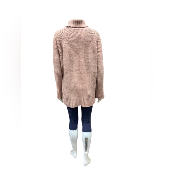 Roots Knit Turtleneck EUC Dusty Rose Longsleeve Size Medium - Picture 3 of 10